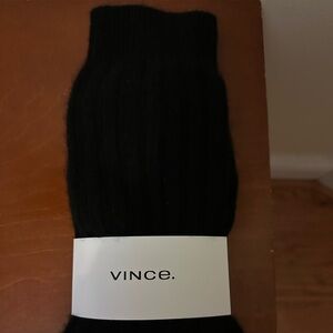 Vince Black Cashmere Socks OS NWT
